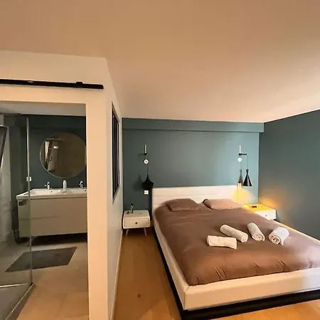 Daire Superbe Loft Centre Avec Jacuzzi Et Cinema - 6p